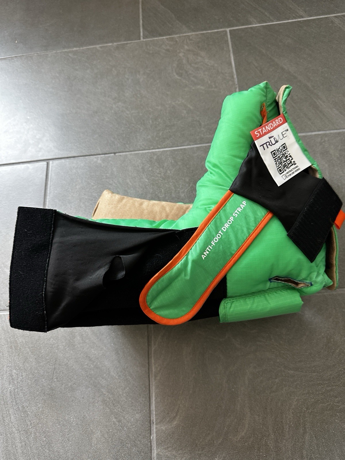EHOB TruVue Heel Protector Boot Standard Size Green Foot Drop Protection