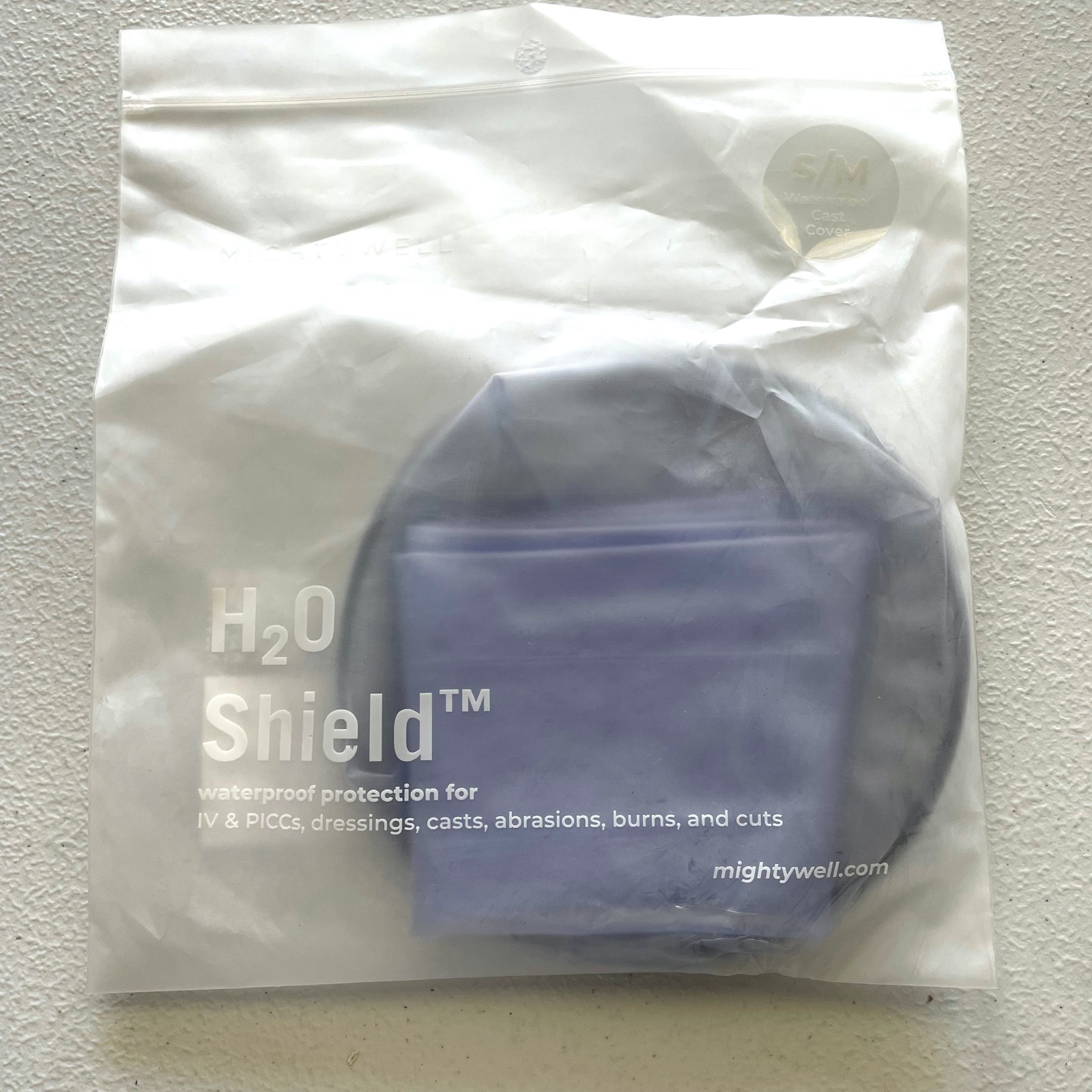 Mightywell H2O Shield Waterproof Cast/Bandage Cover Adult Arm Forearm S/M