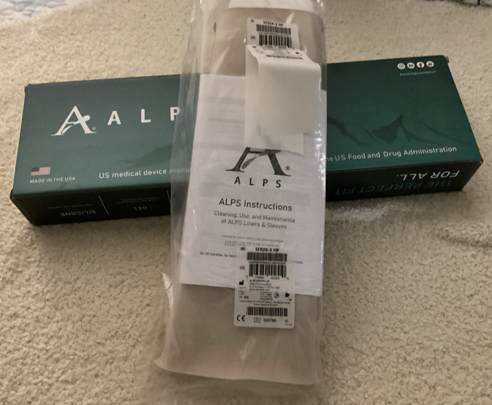 Alps South Prosthetic High Performance Easy Sleeve SFR28-3 HP #505766