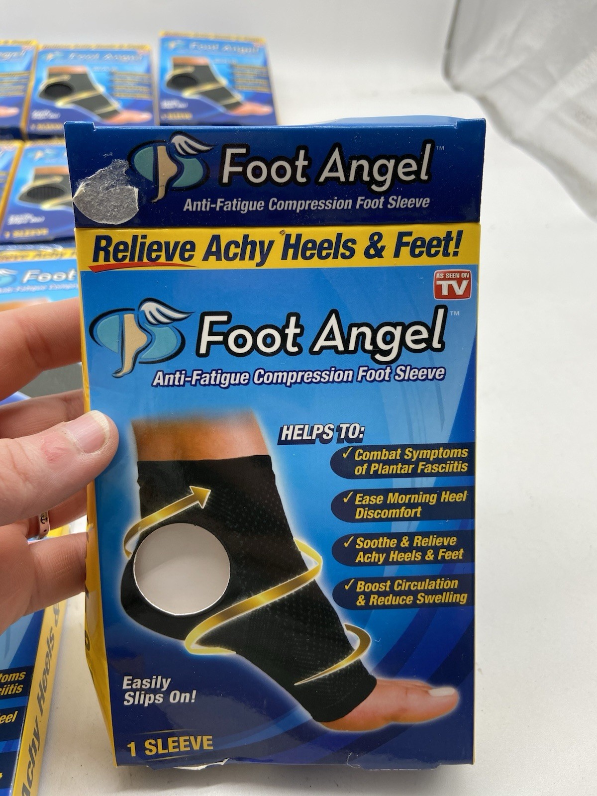 11x Foot Angel Anti-Fatigue Plantar Fasciitis Compression Foot Sleeve Size L/XL