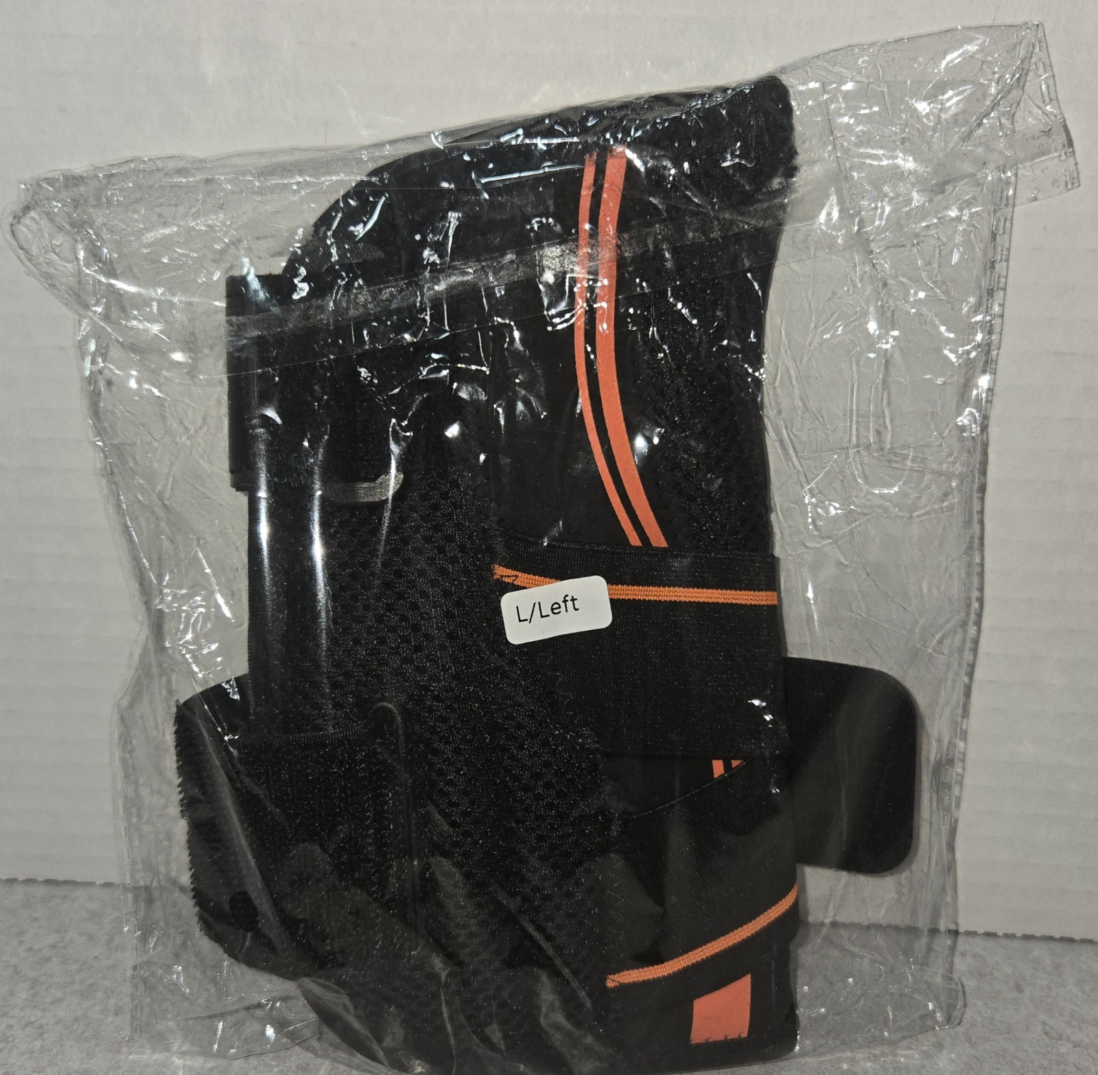 KNEOPMS Wrist Support Brace – Carpal Tunnel Black L/XL Left / Open Box