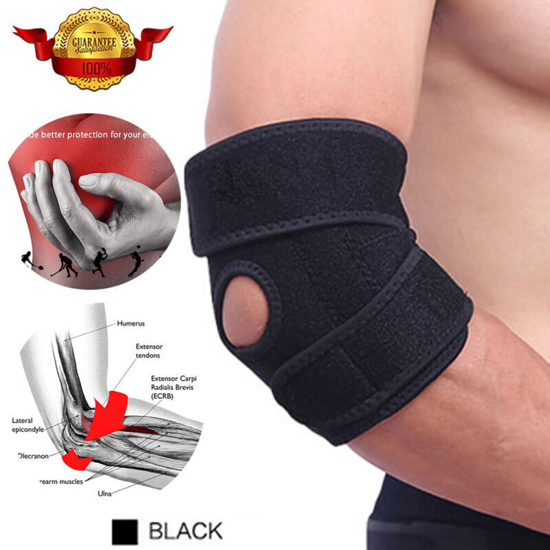 Tennis Elbow Brace Support Arm Strap Band Golfer Arthritis Tendonitis Joint Pain