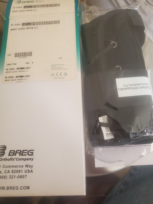 Breg Wrist Lacer Left Large 10364