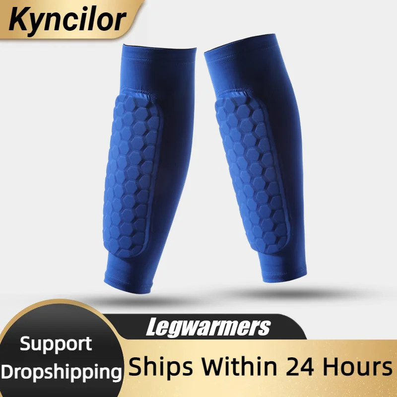 Leg Sleeves Shin Guards Shockproof Honeycomb Nylon Support Sock Shin Protector S