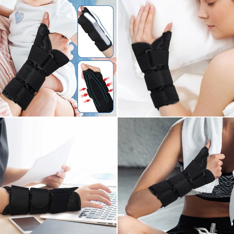 Adjustable Thumb & Wrist Stabilizers Thumb Splints Wrist & Thumb Wrap Protector