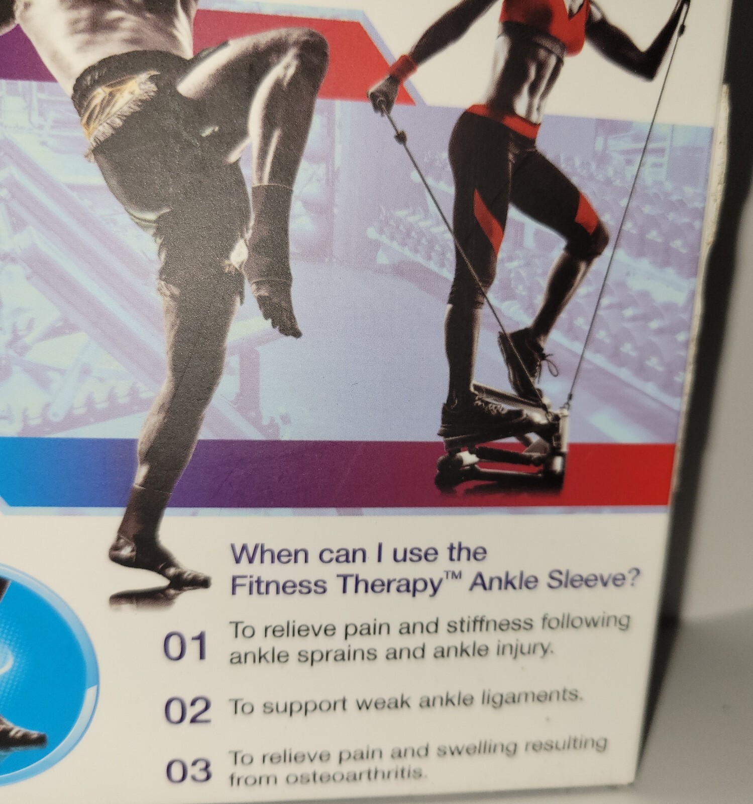 Ankle Support Sleeve Medium Size Fitness Therapy Ideal For Running, Sports New