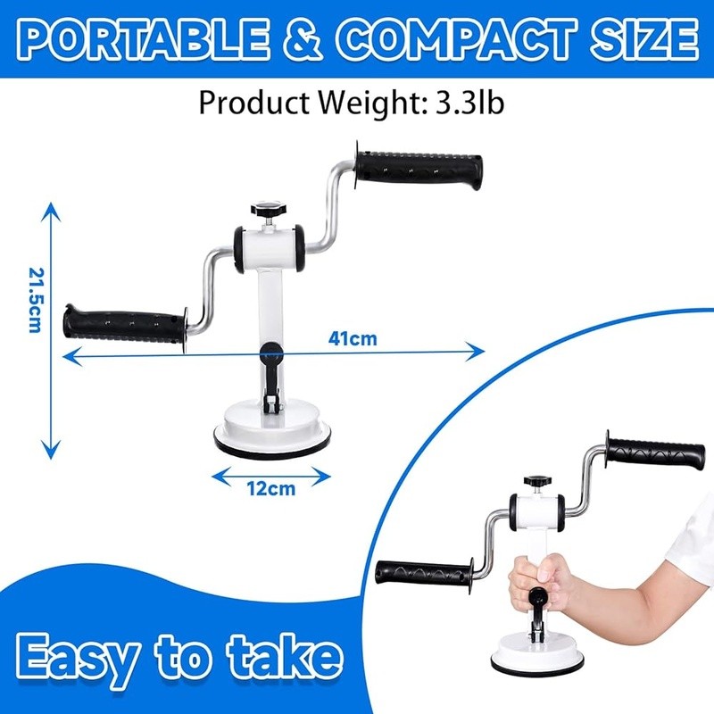 Arm Exerciser Elderly Adjustable Resistance Rehab Physical Therapy Portable New