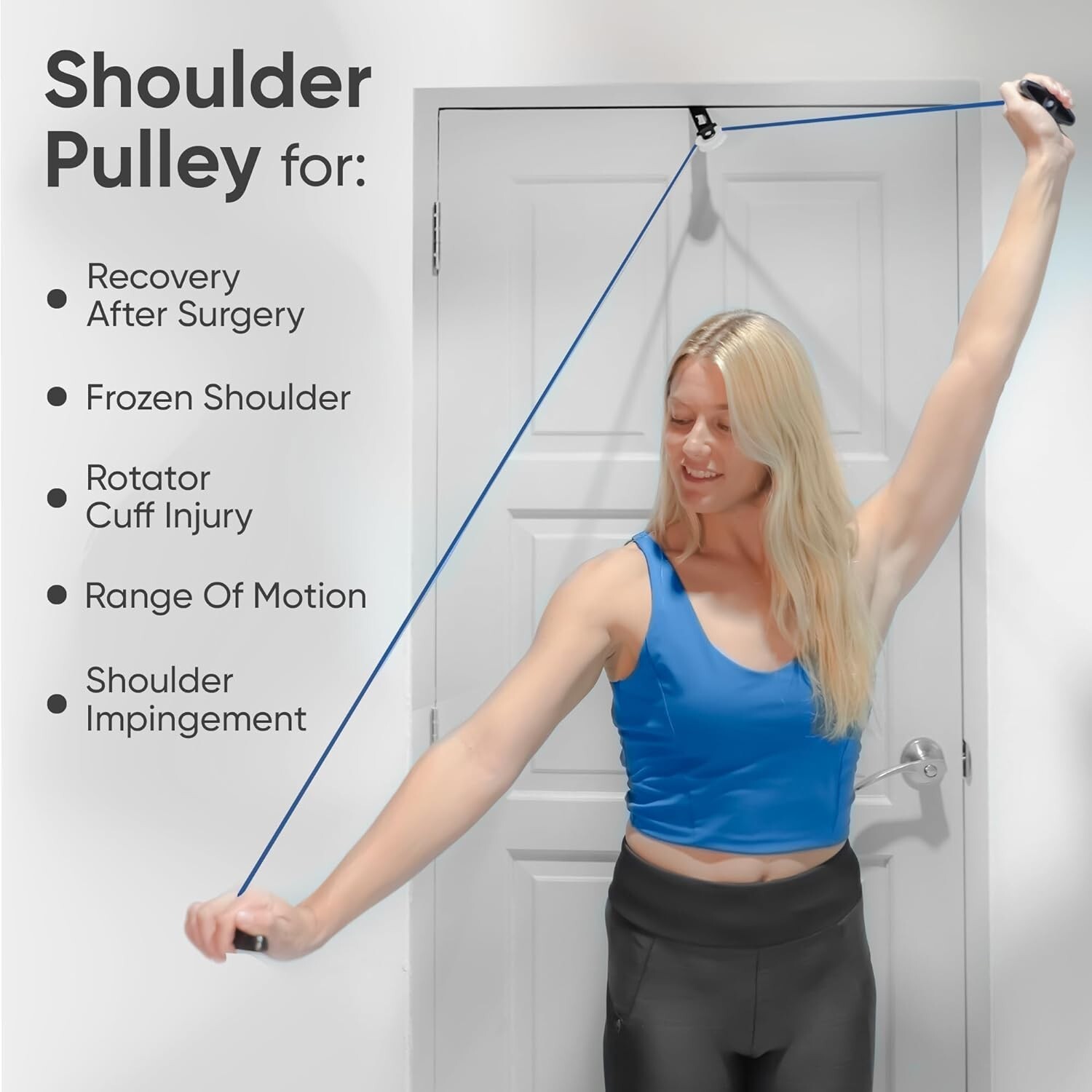 Shoulder Pulley for Physical Therapy Rotator Cuff Exerciser for Frozen Shoulders