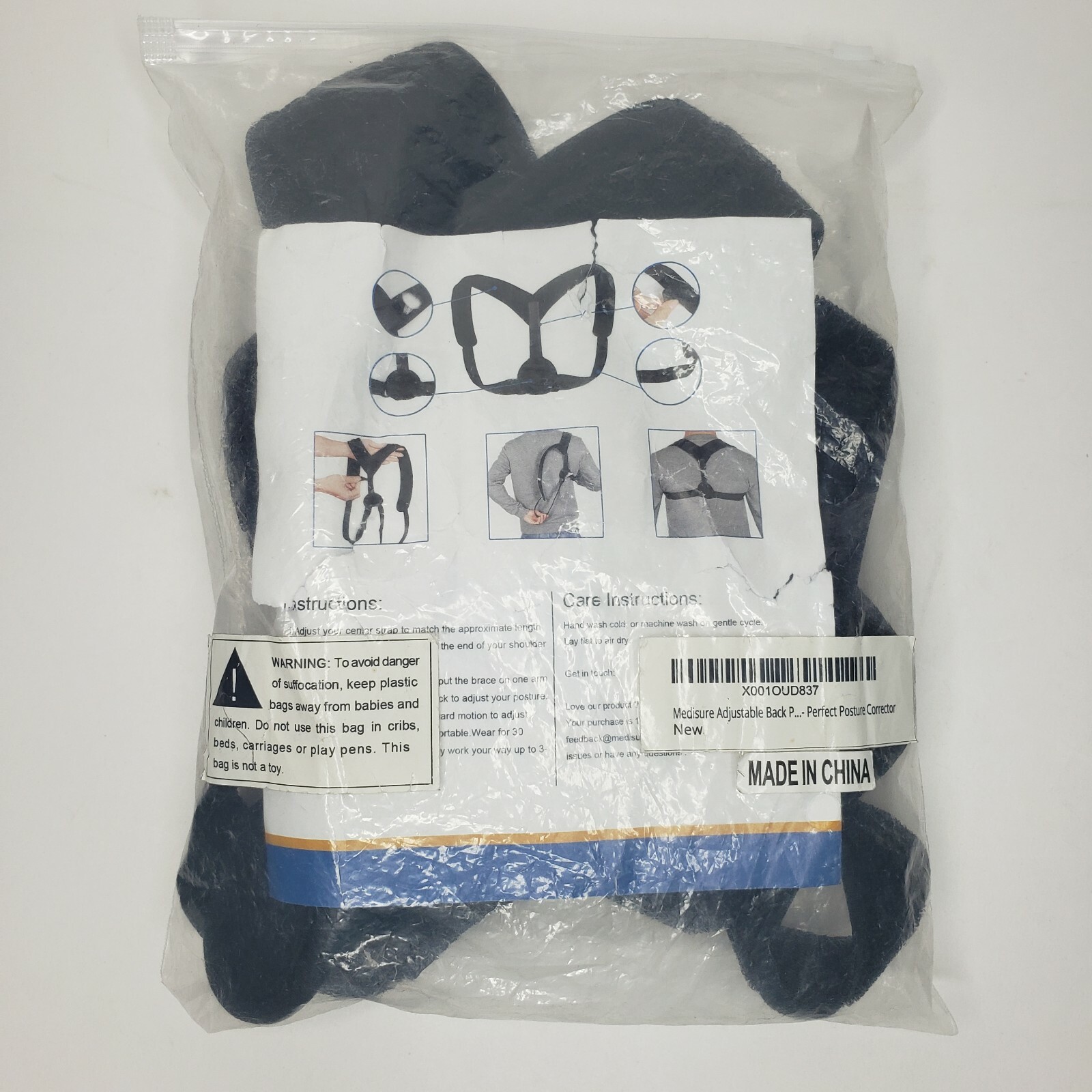 New Perfect Back Shoulder Posture Corrector Spine Support Belt Correction Brace