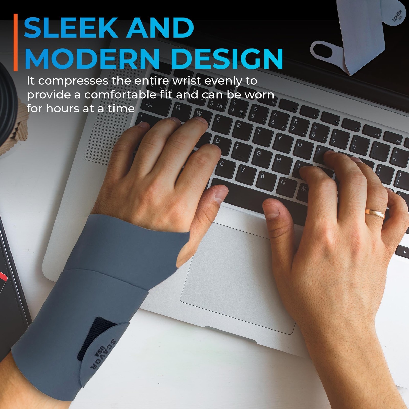 Wrist Brace for Carpal Tunnel – Thin Wrist Brace for Men and Women –