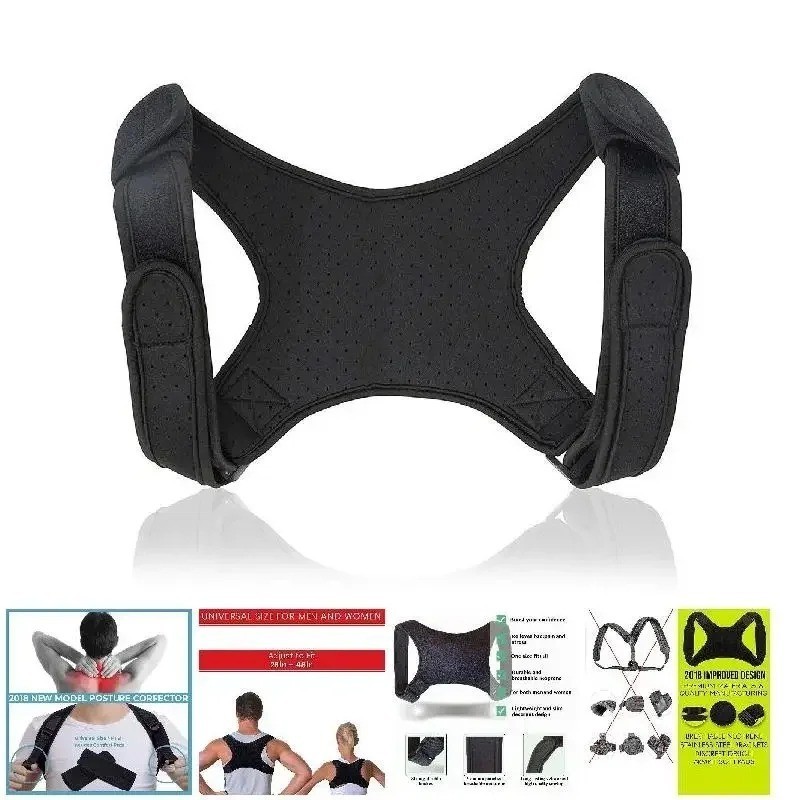 Back Posture Corrector Shoulder Straight Support Brace Belt Therapy Men Women