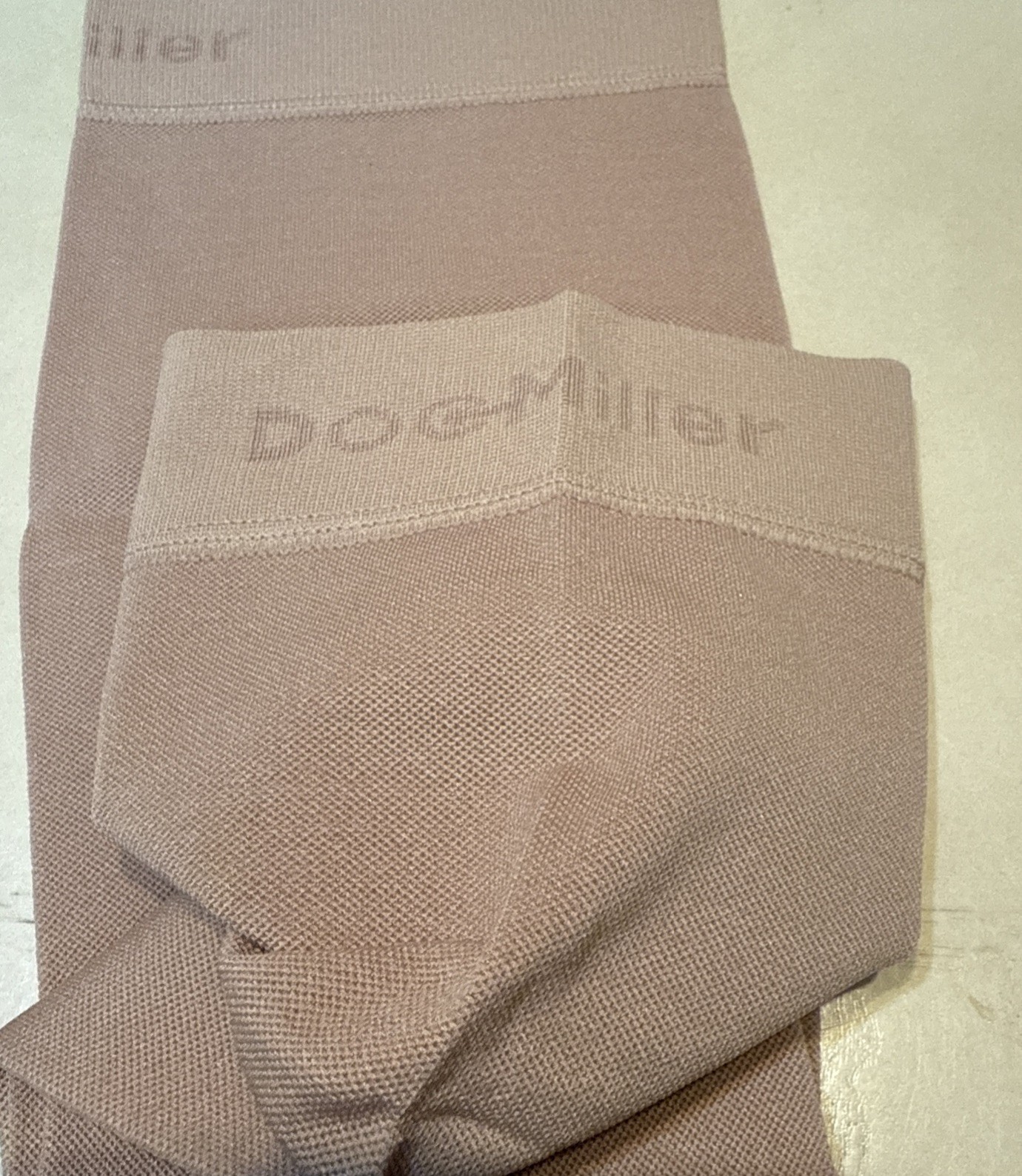 Doc Miller Compression Stockings Open Sleeve 20-30 Hg, 1 Pair,skin/nude ,large