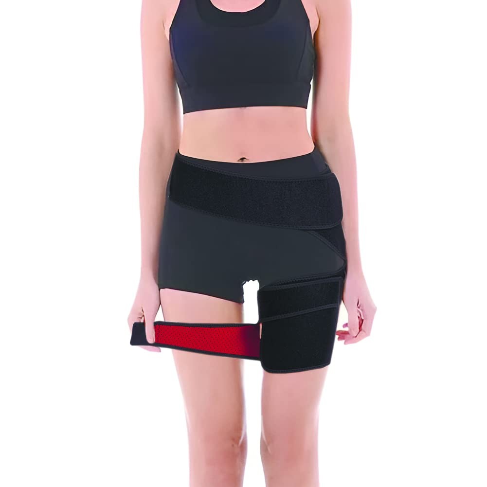 Stabilizer Groin Wrap for Pain Relief Thigh Compression Sleeve Hip Joint Pain Sc
