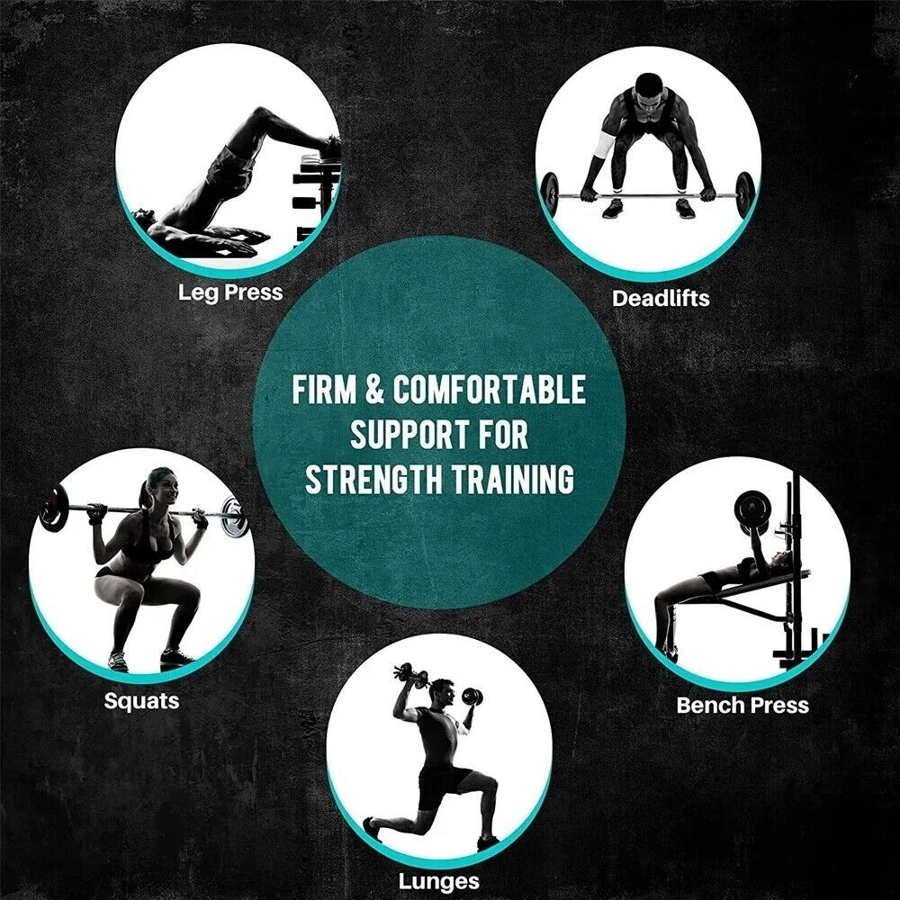 Adjustable Lumbar Support Lower Waist Back Belt Brace Pain Relief Weight Lifting