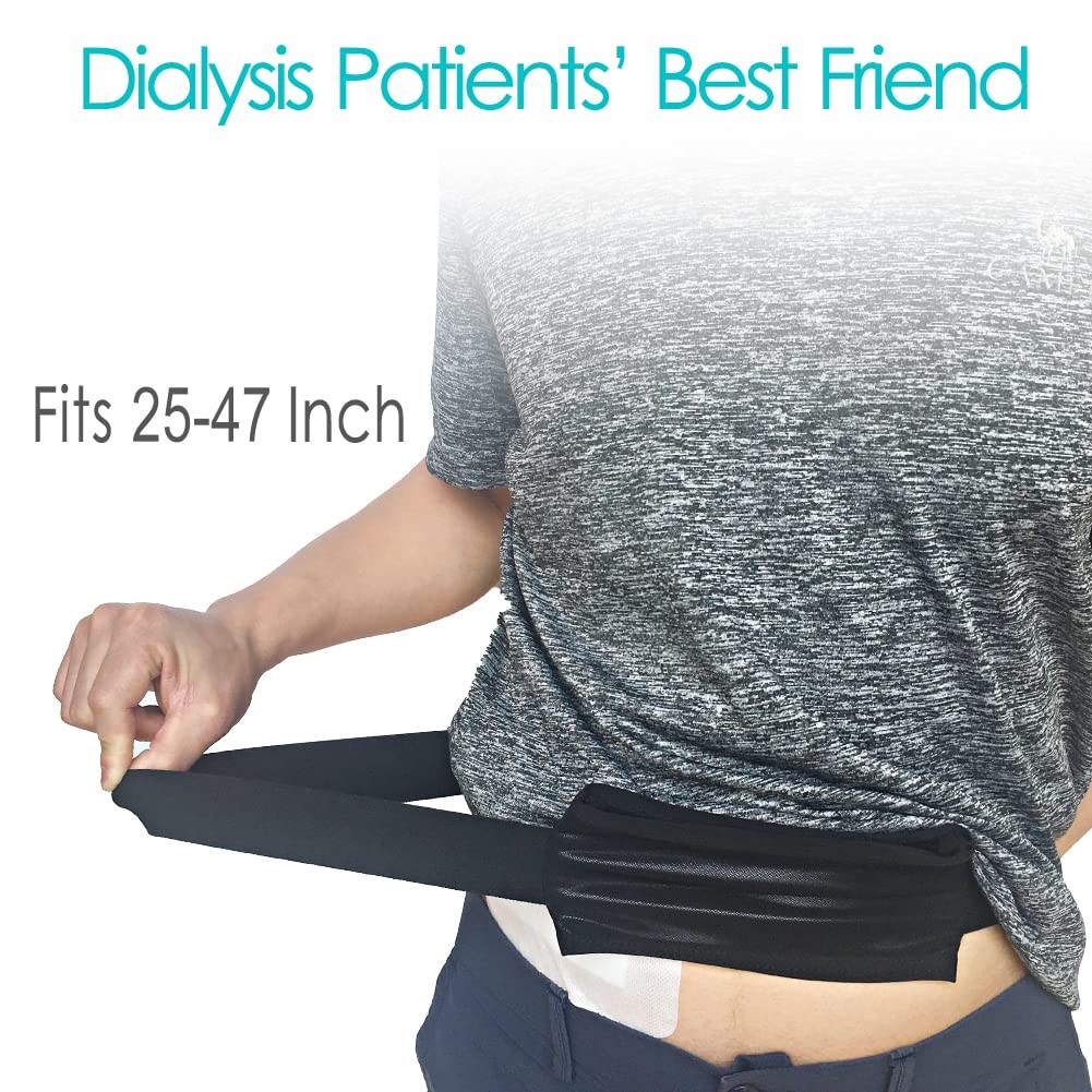 Breathable Peritoneal Dialysis Belt with Mesh Pocket PD Catheter Holder Acces…