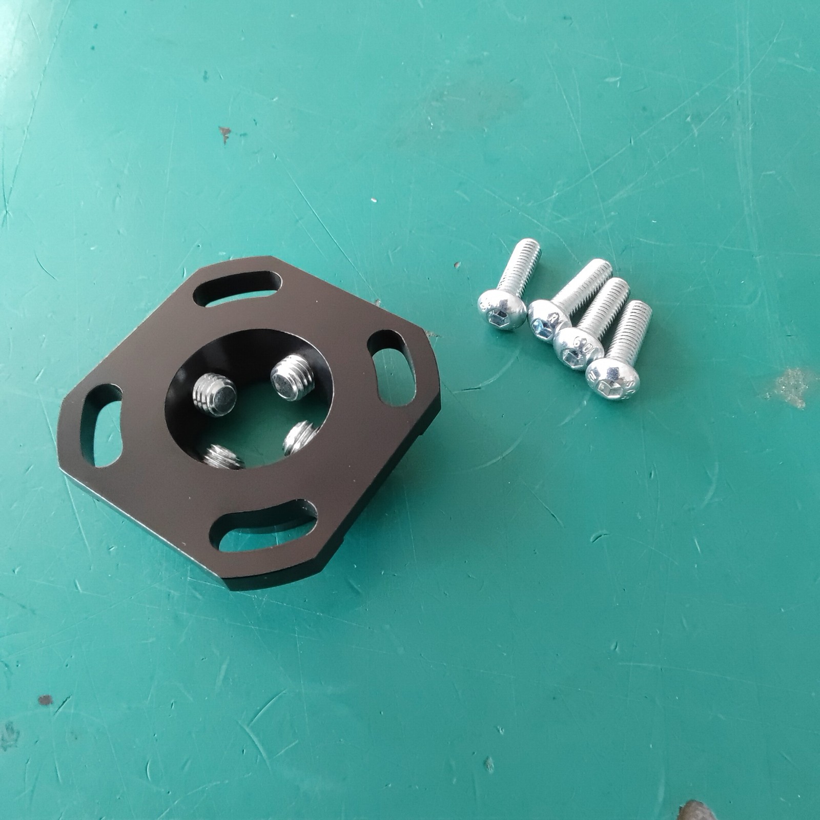 Adjustable Square Prosthetic Adapter Plate Aluminum 60g Connector
