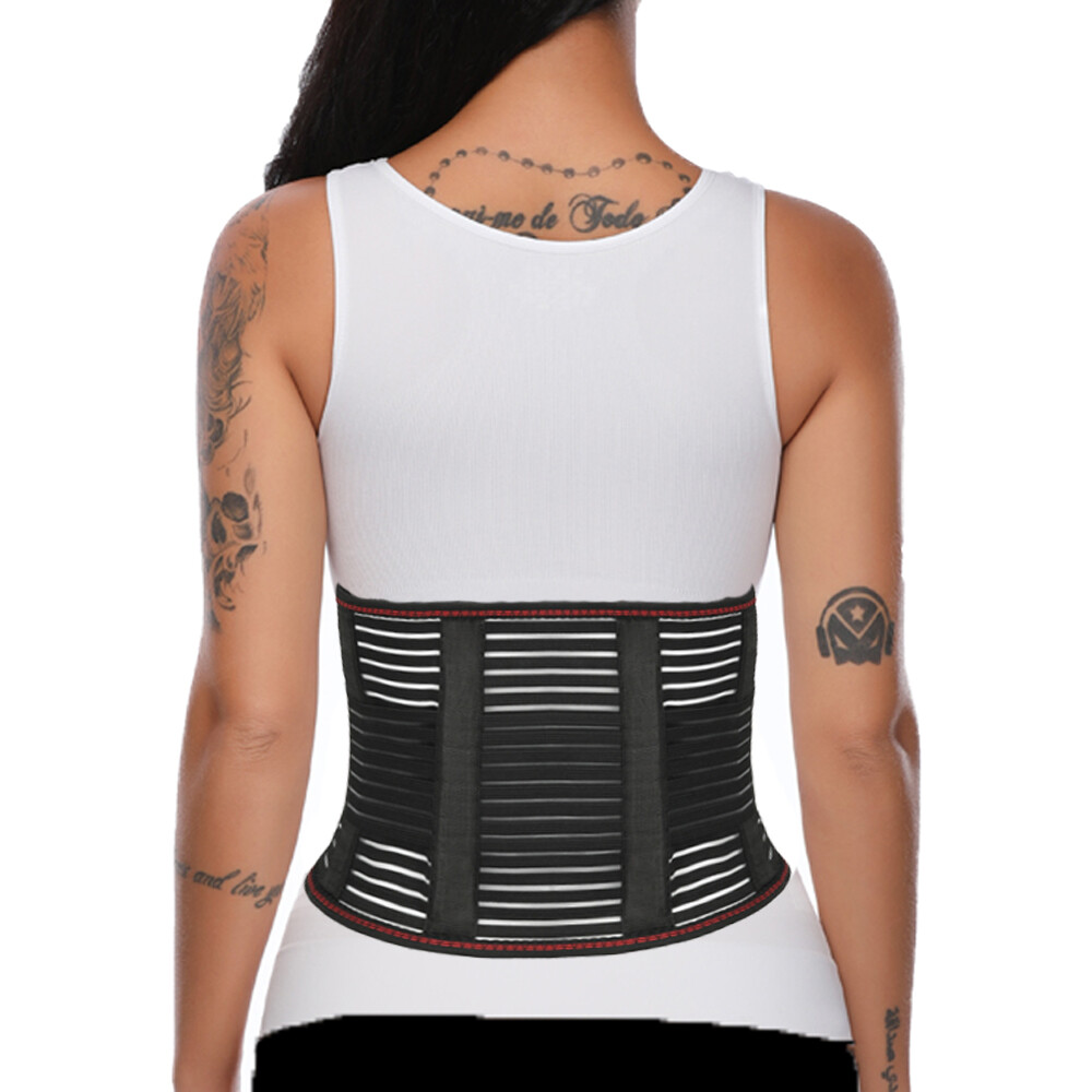 Adjustable Breathable Lumbar Support Lower Waist Back Belt Brace Pain Relief WDG