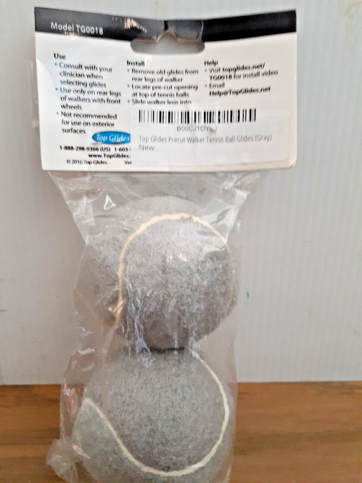 Top Glides Pre-cut walker balls