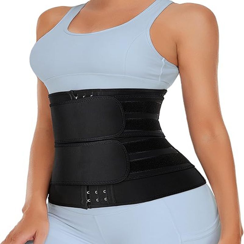 Women Trimmer Belt Waist Trainer Sweat Shaper Stomach Fat Burner Weight Loss