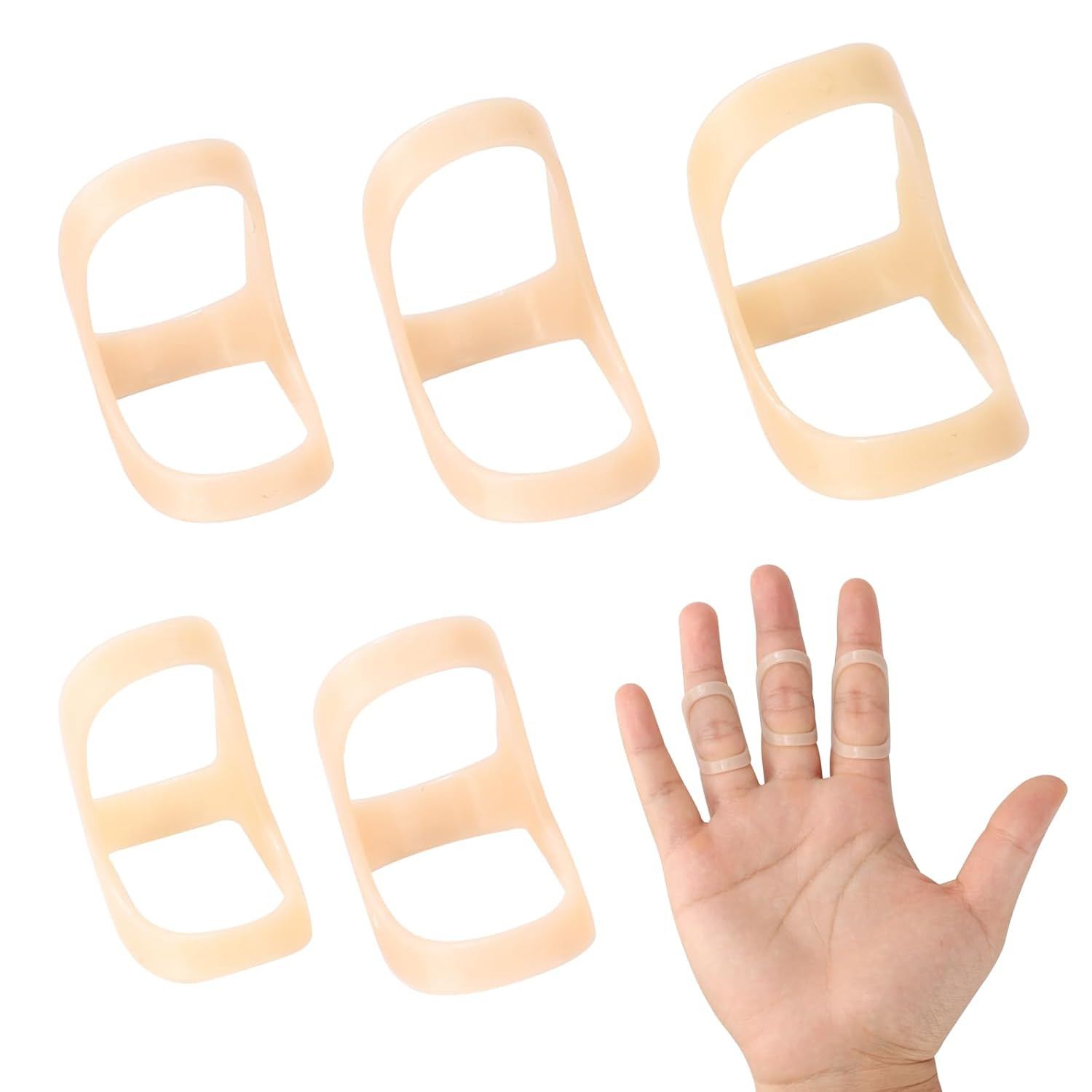 Oval Finger Splints, 5PCS Oval Trigger Finger Splint for Trigger/Malle…