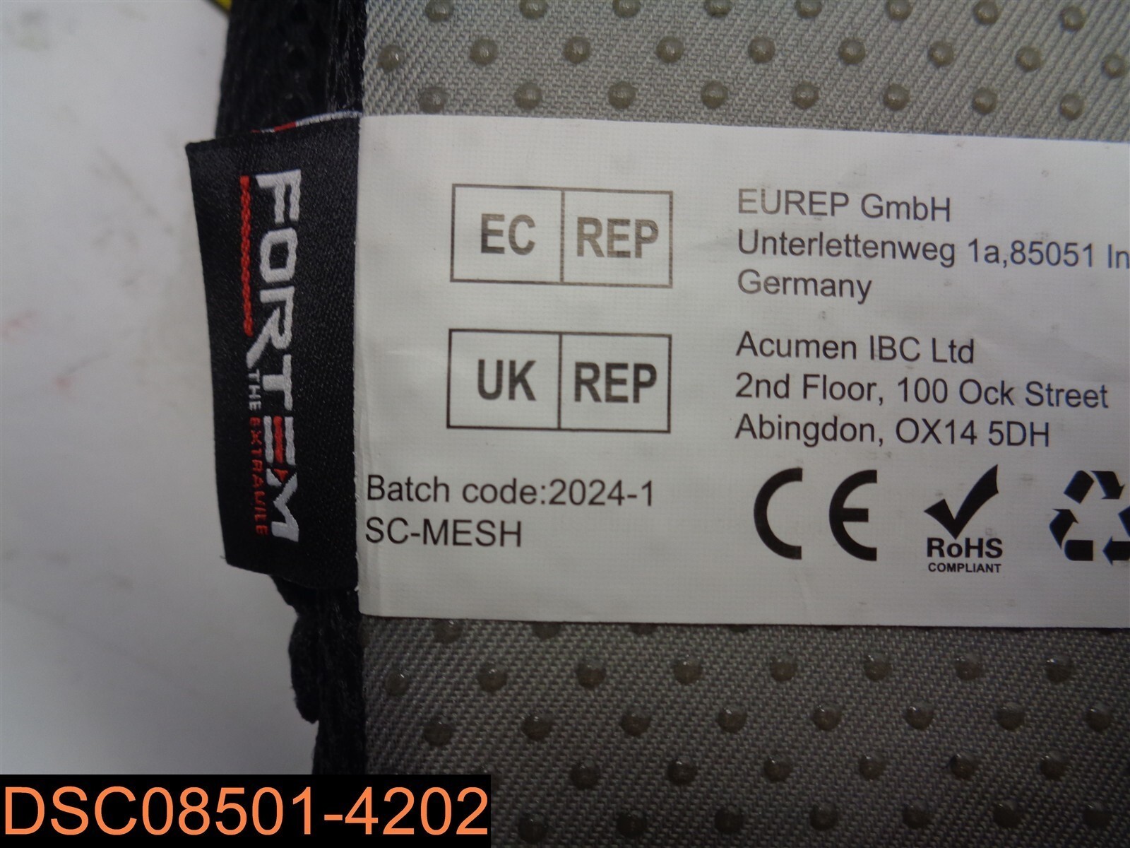 Fortem LUMBAR AND SEAT CUSHION SC-MESH, SCLS-BLACK, 858080006241