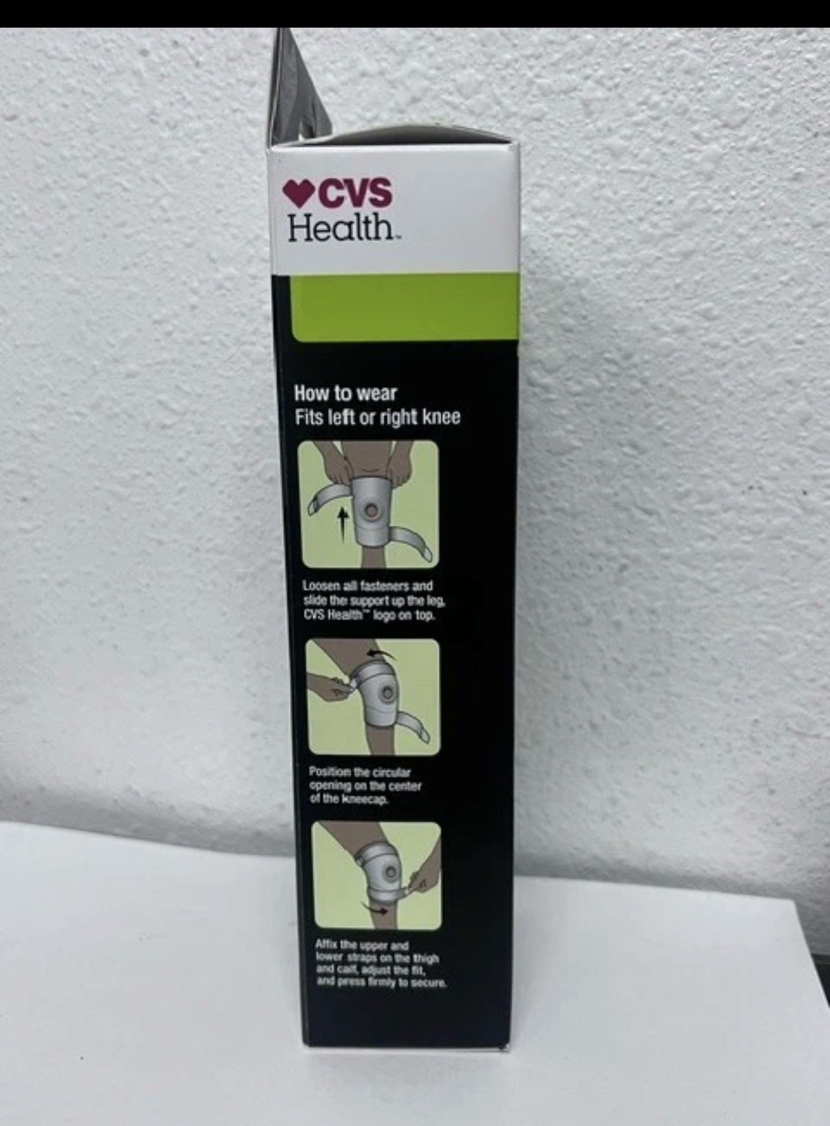 CVS Health Active Compression Knee Support Breathable Material Size XL