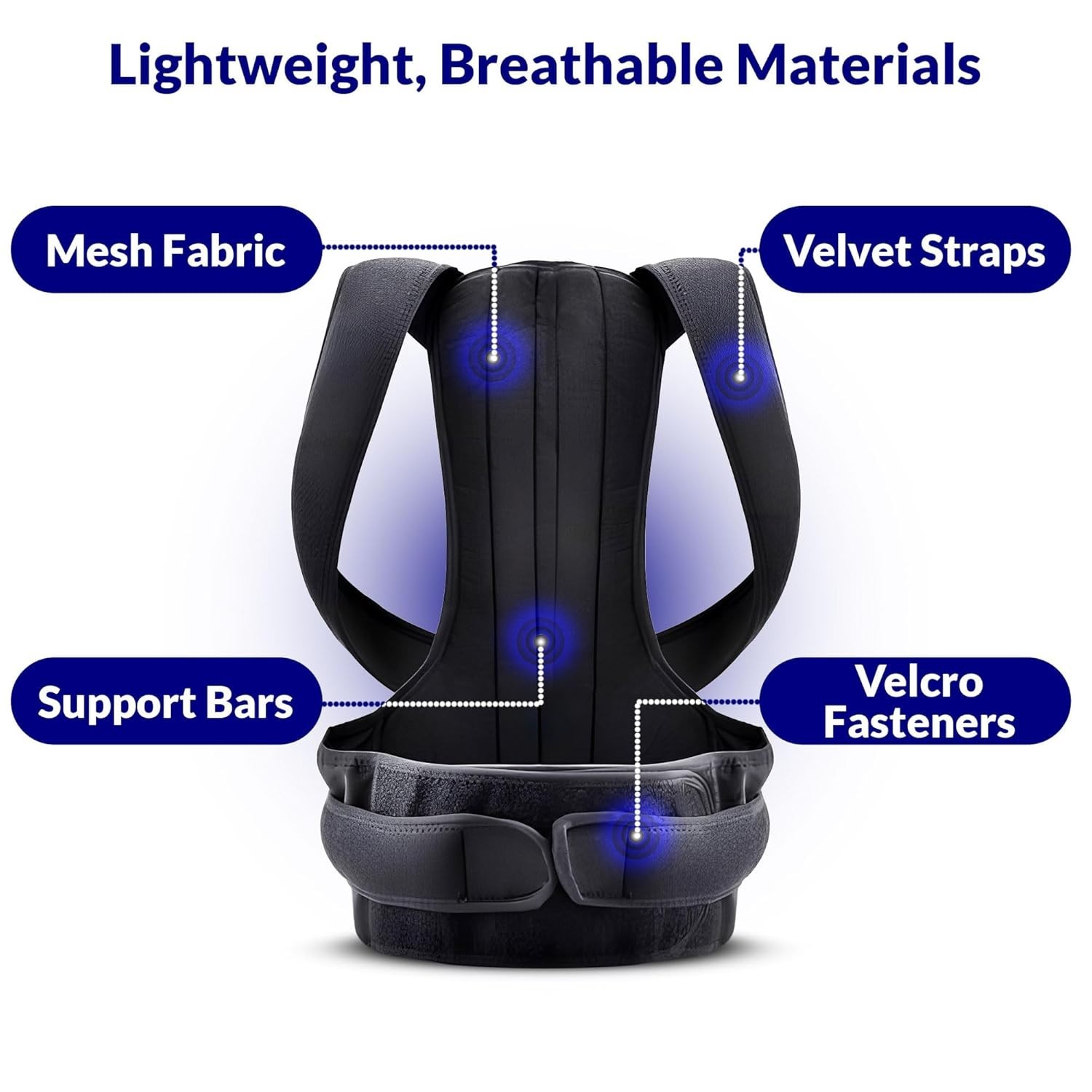 Posture Corrector for Men and Women – Lumbar Back Brace and Shoulder Straight…