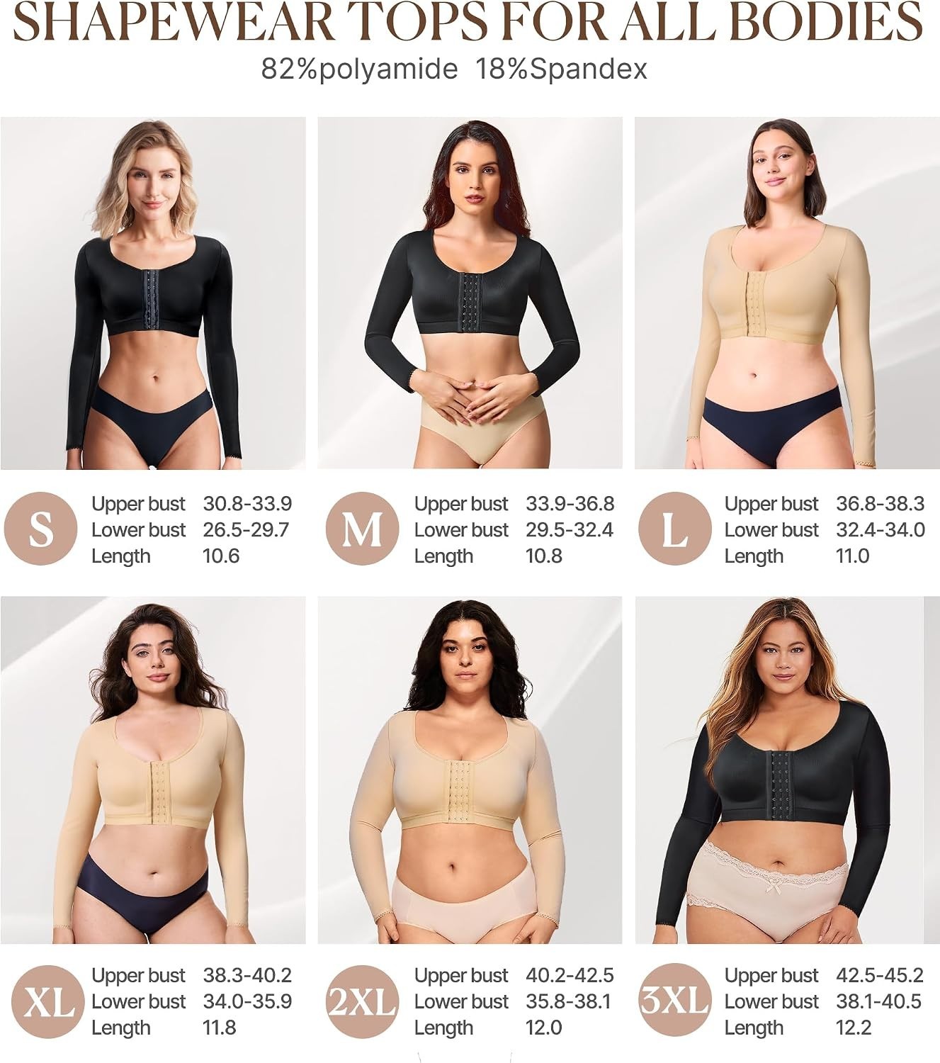 Invisible Arm Slimming Shapewear | Supportive Bra for Post Surgery Recovery