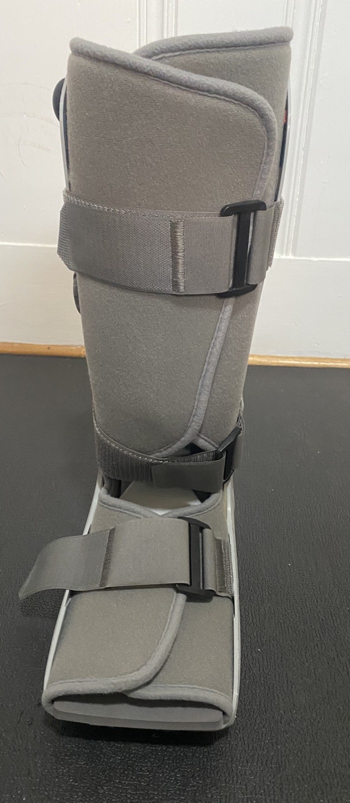 Aircast AirSelect Large Walking Boot Pneumatic Inflatable Walker Brace DJO Gray