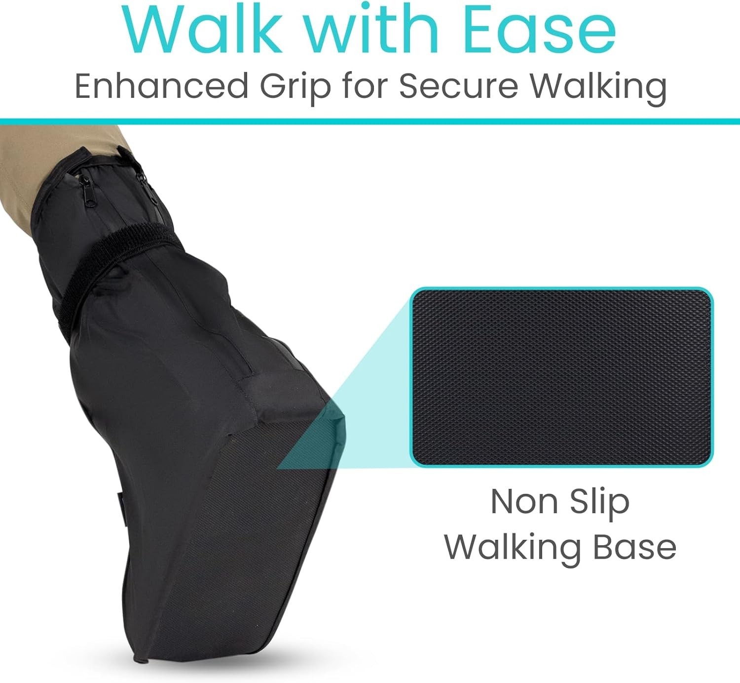 “Walking Boot Cover Waterproof – for Medical Orthopedic Brace & Cast, Fractured