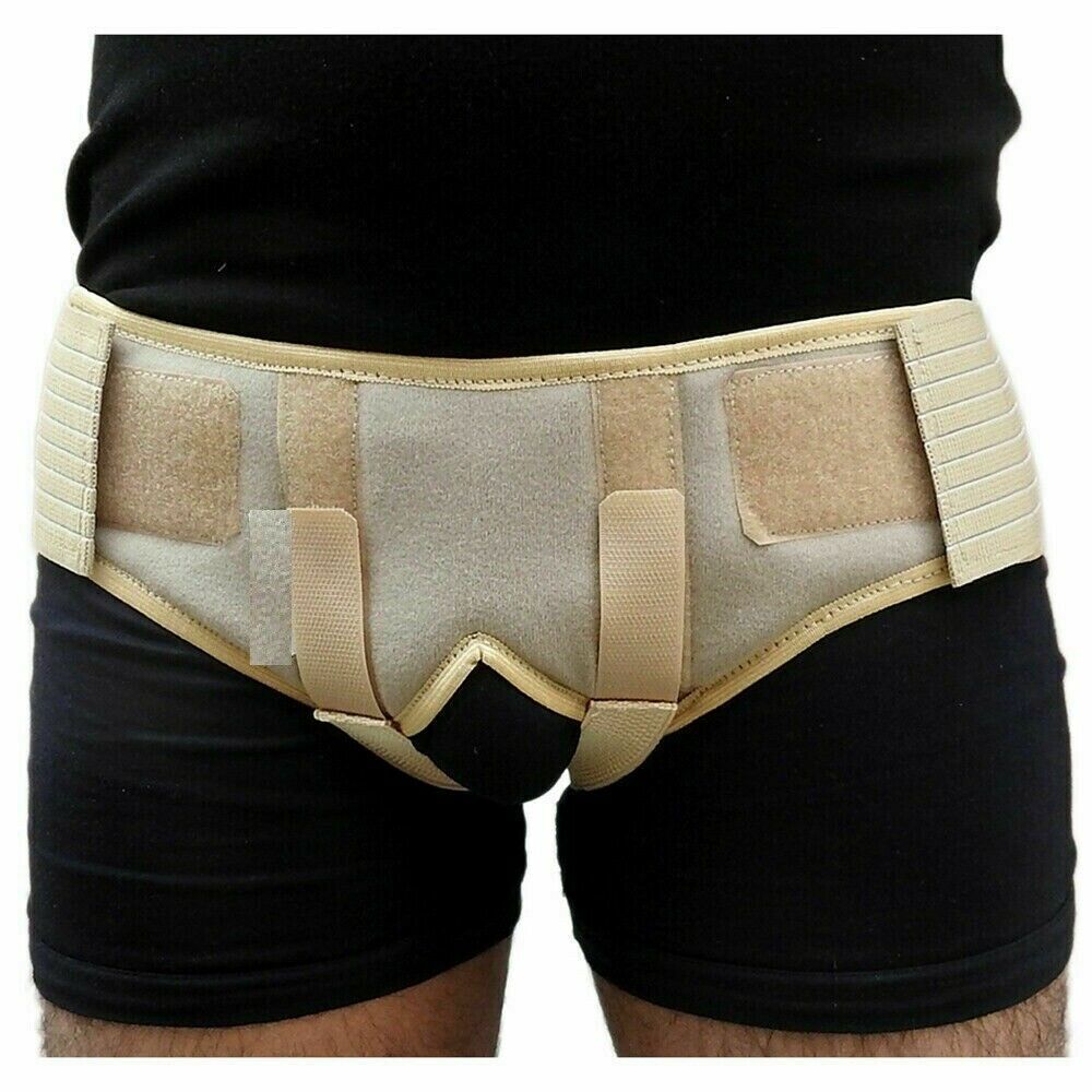 Men’s Inguinal Hernia Support Belt With 2 Removable Pressure Pad ebay.com