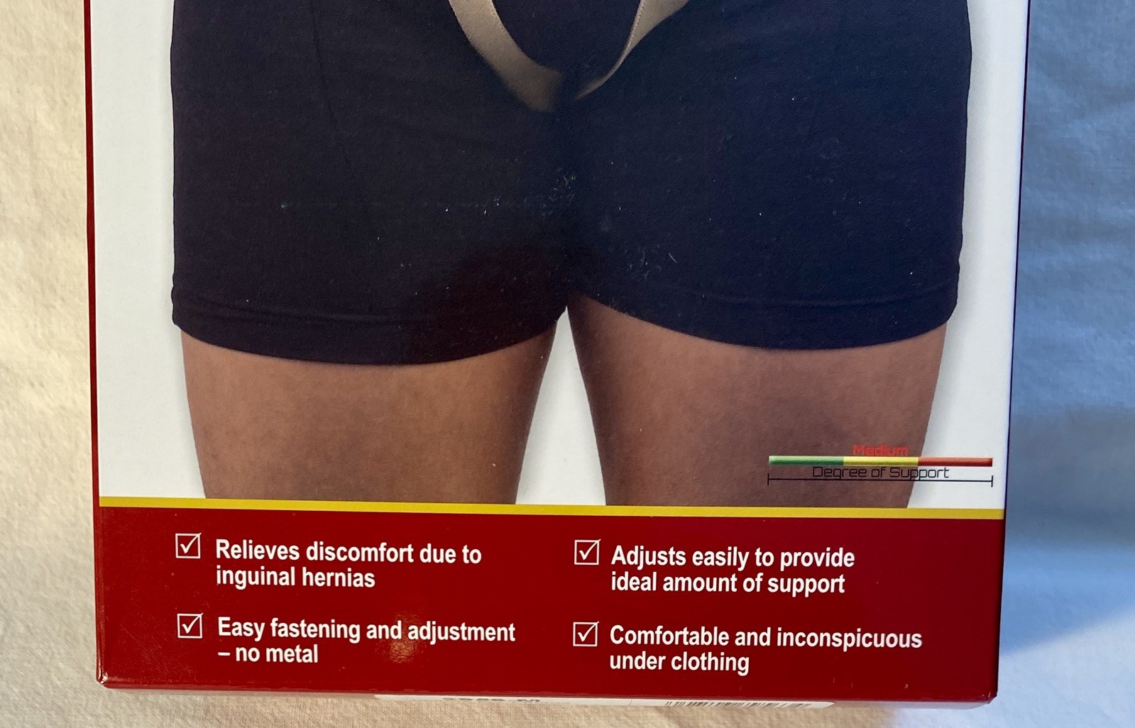 New in Box OTC Lightweight Inguinal Hernia Support M Beige (2956-M) 35″-40″ hips