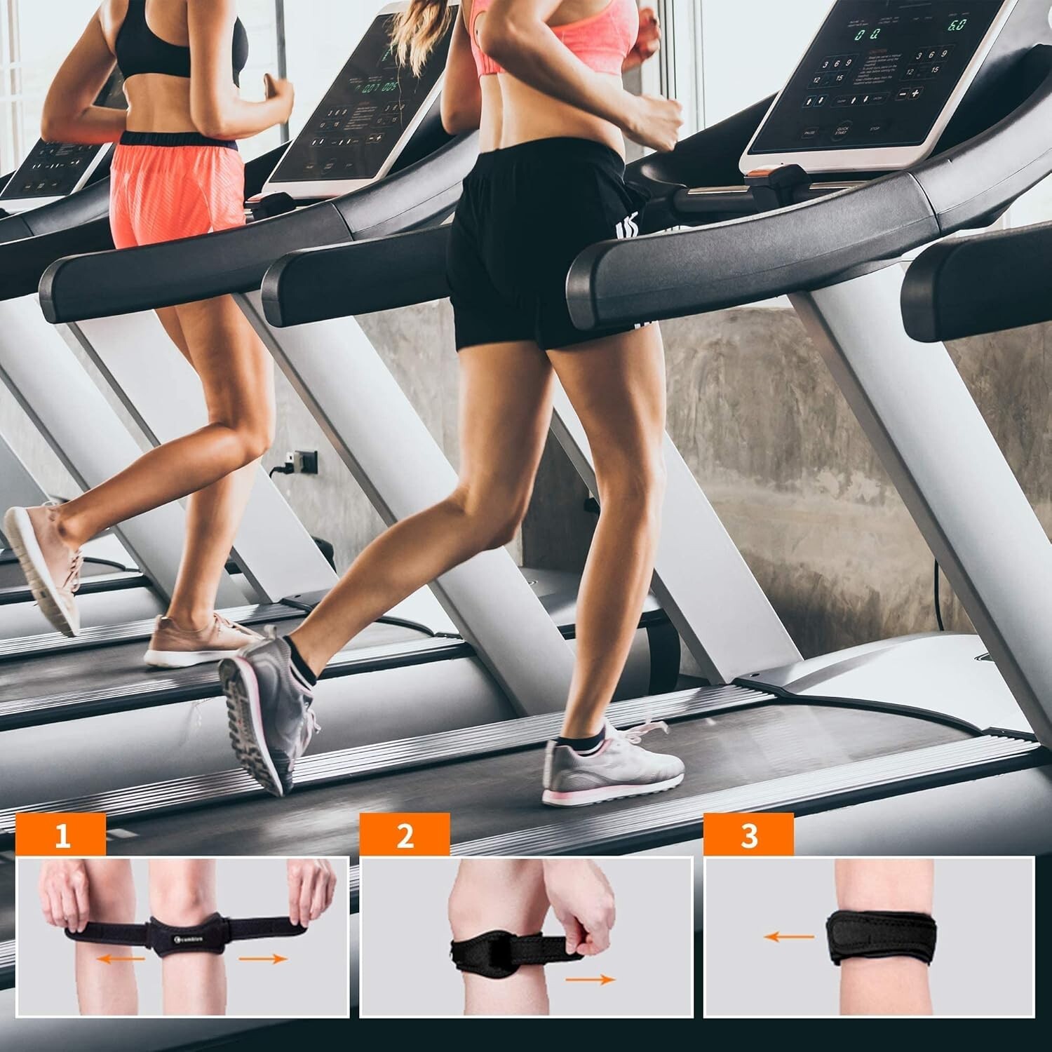 2 Pack Adjustable Knee Braces for Sports – Patella Support for All Activities