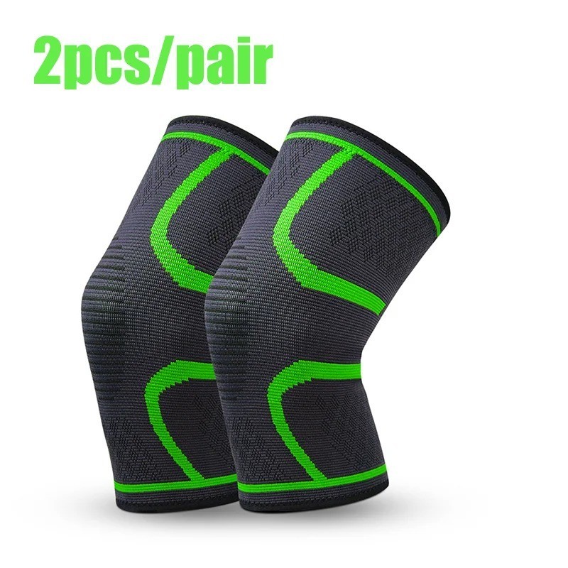 1/2PCS Fitness Running Cycling Knee Support Braces Elastic Nylon Sport Compressi