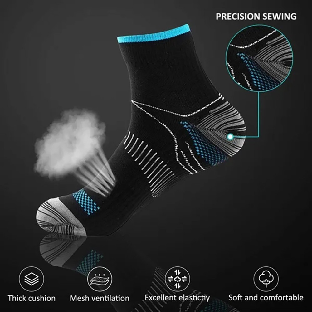 Compression Socks Ankle Support Sleeves Brace Foot Pain Relief Plantar Fasciitis