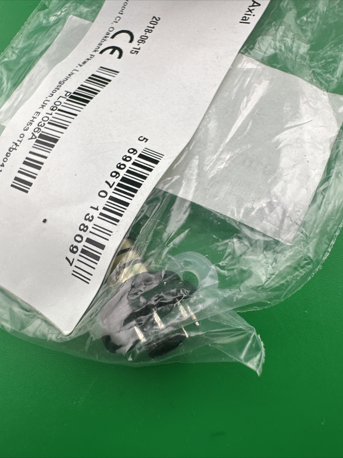 Ossur Touch Bionics Myoelectric Prosthetic Hand 4 Way Coaxial Plug. New