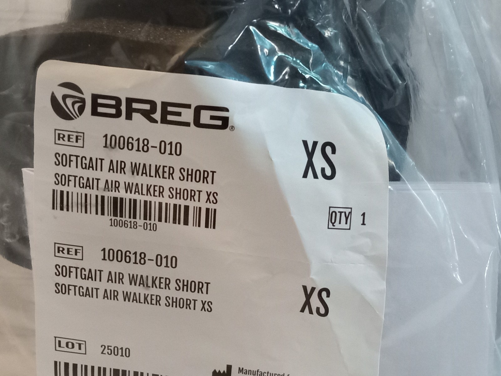 BREG Air Walker Boot SoftGait Short XS 100618-010 ****FREE SHIPPING****