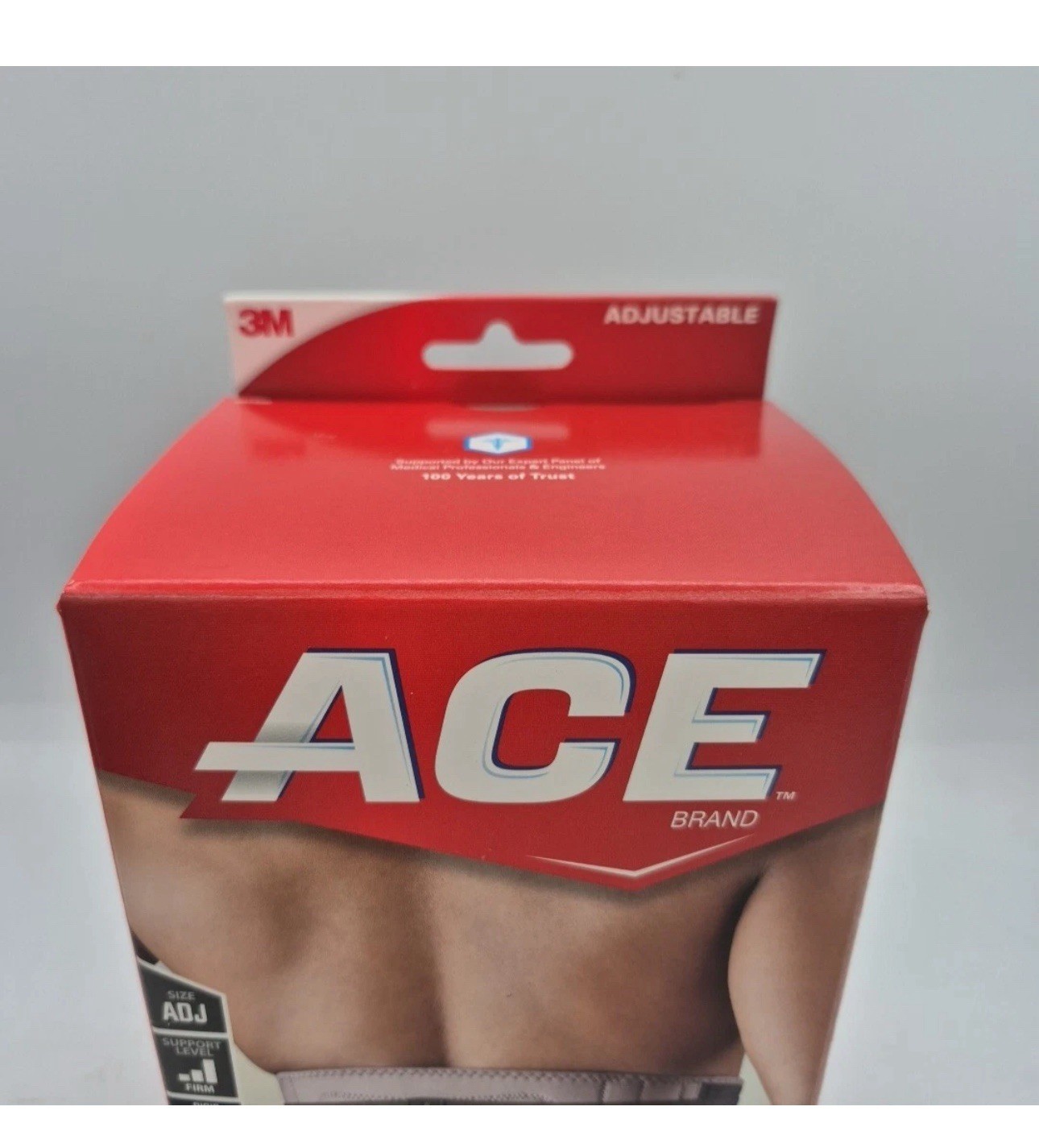 ACE Back Deluxe Stabilizer With Lumbar Support (Gray) One Size Adjustable