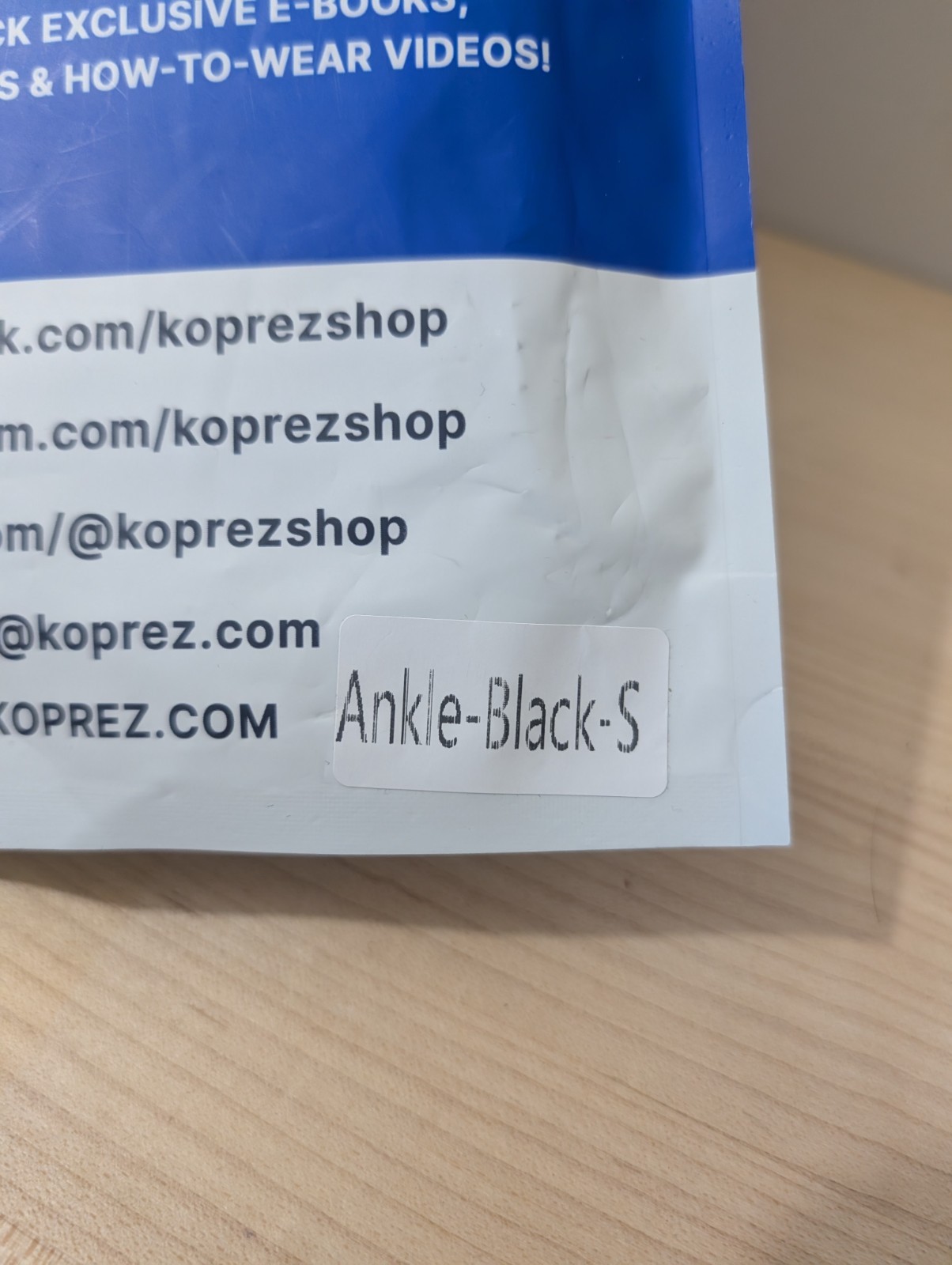 Koprez Size S Ankle Compression Black
