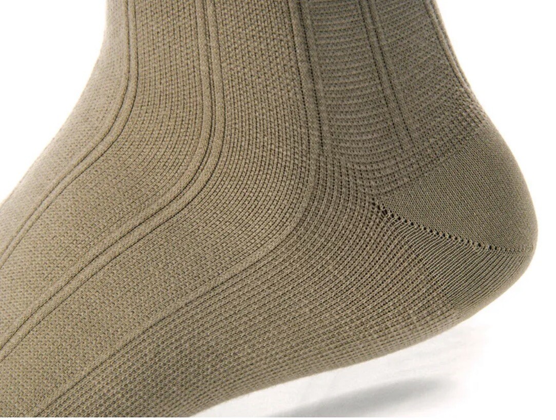 JOBST For Men Casual 30-40mmHg Knee High Socks Khaki Knee CT Full Calf XL NEW