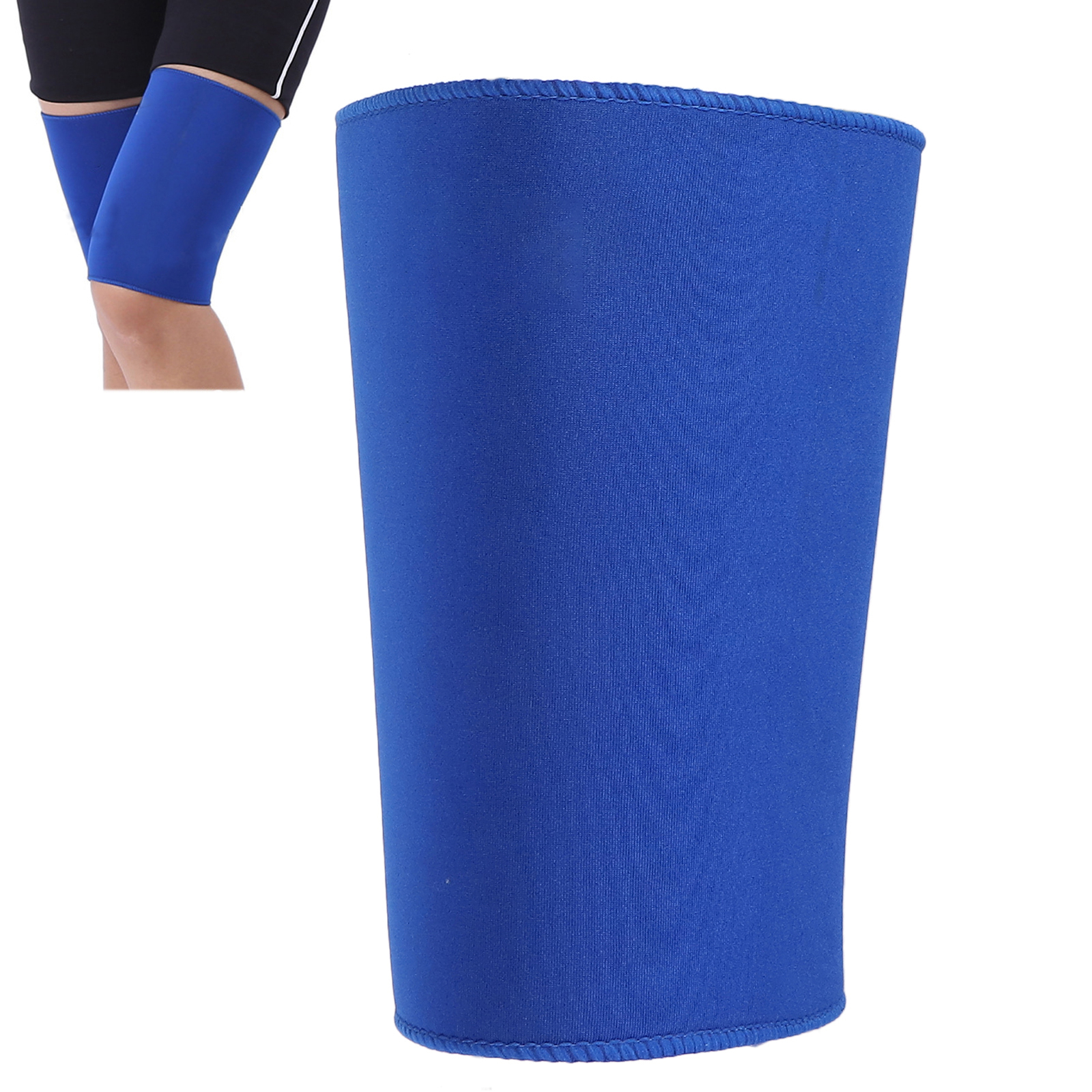 Thigh Compression Sleeve Neoprene Thigh Support Wraps Non‑Slip Hamstring NO