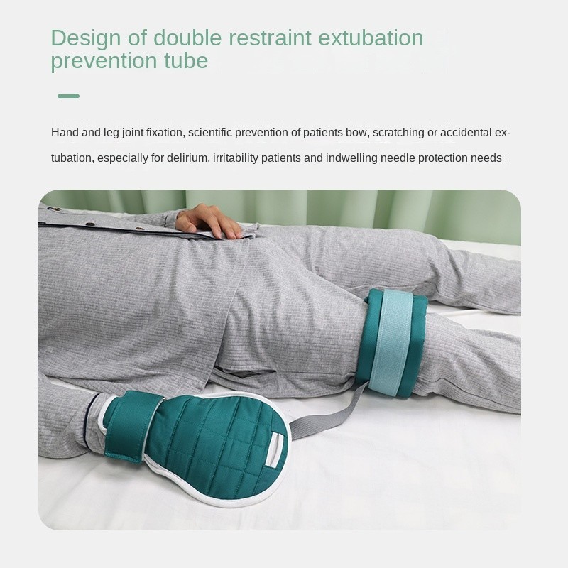 Anti-extubation Restraint Gloves Double Restraint Of Hands And Legs Breathable