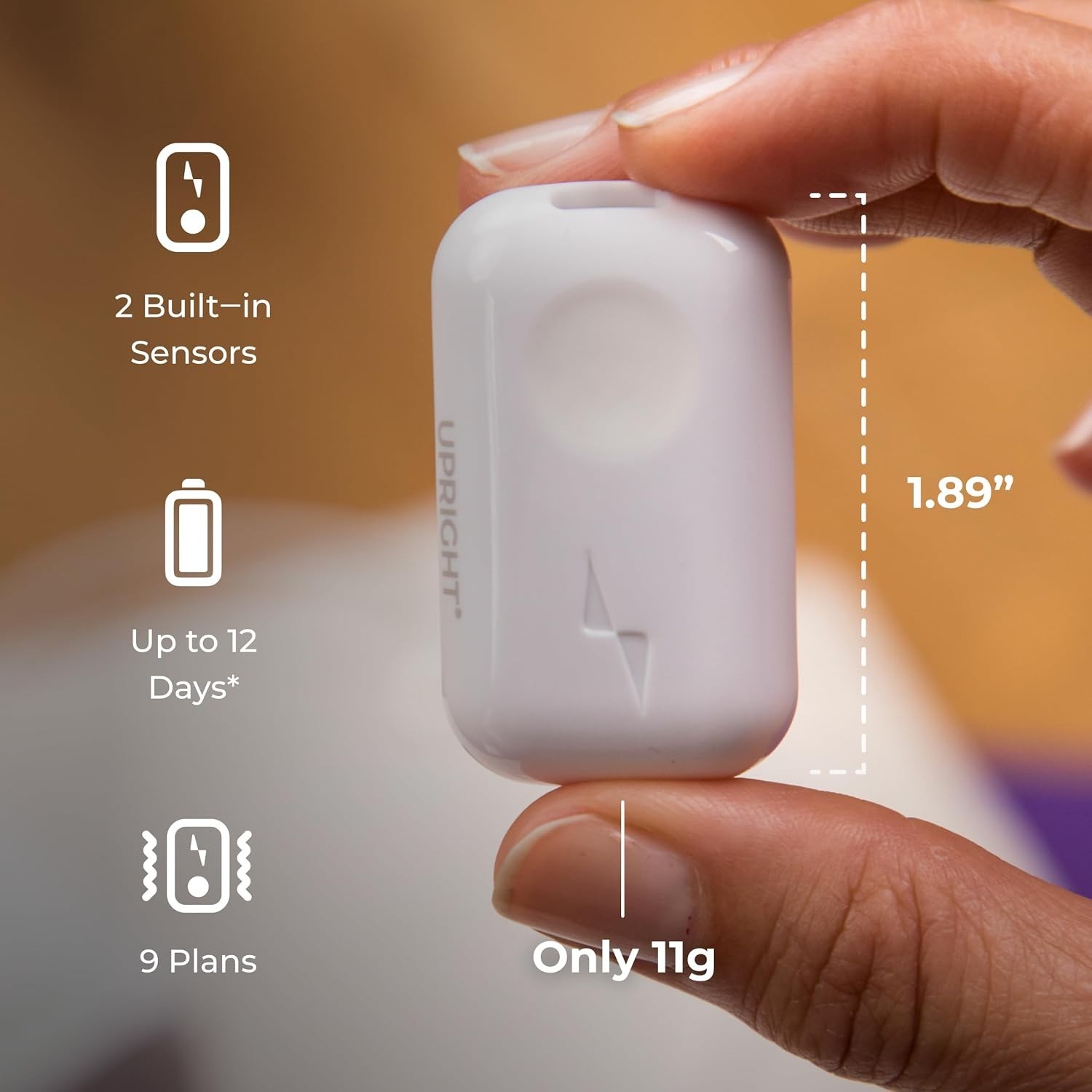 Smart Posture Trainer & Tracker with App – Long Battery Life, Bluetooth