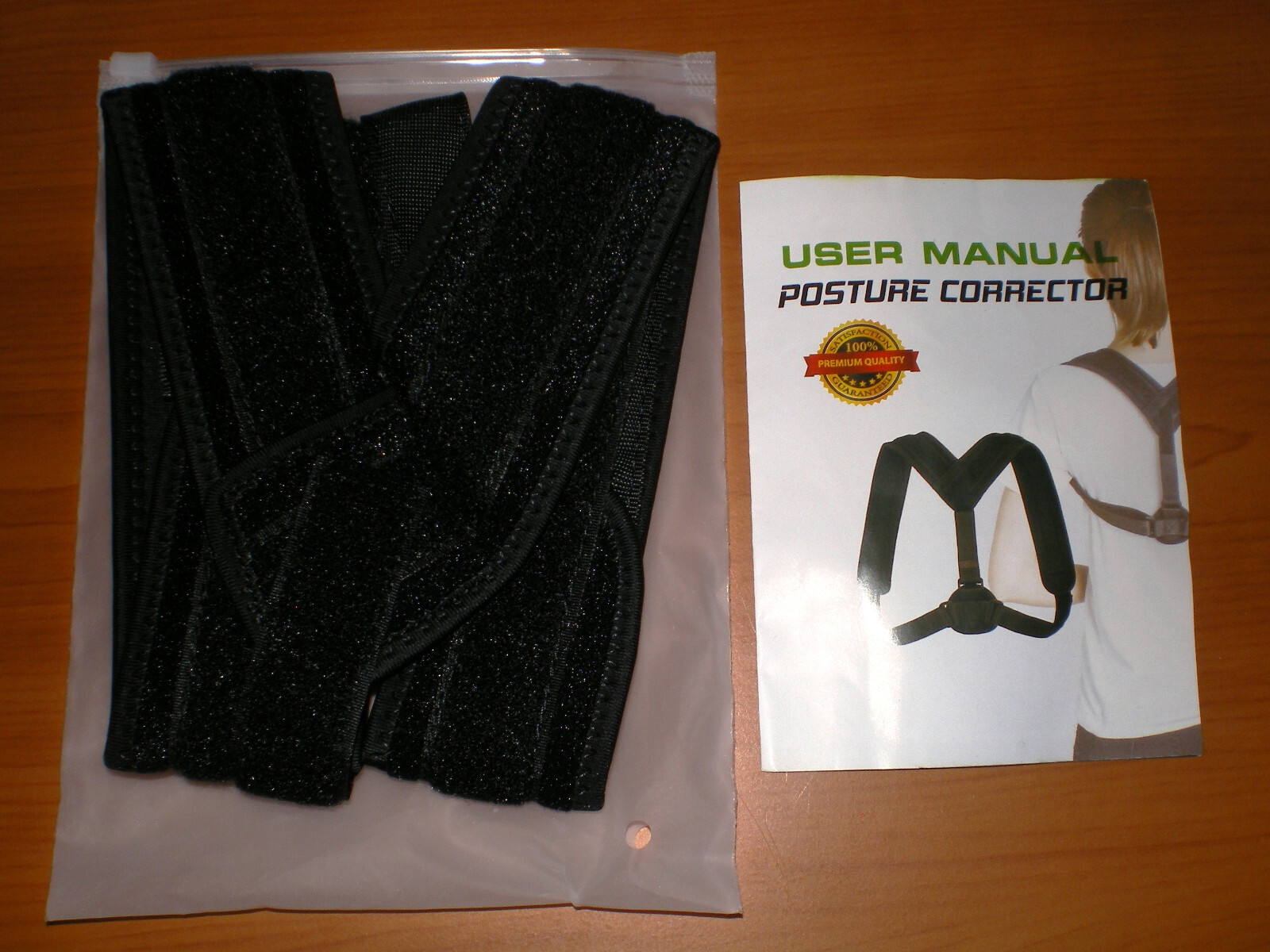 POSTURE Corrector Upper Back Brace Straightener Pain Relief NEW Black NO SLOUCH
