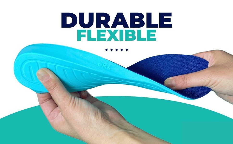 Marshmallow Shock-Absorbing Insoles – Ultra-Firm, 3D Arch Support, Soft and
