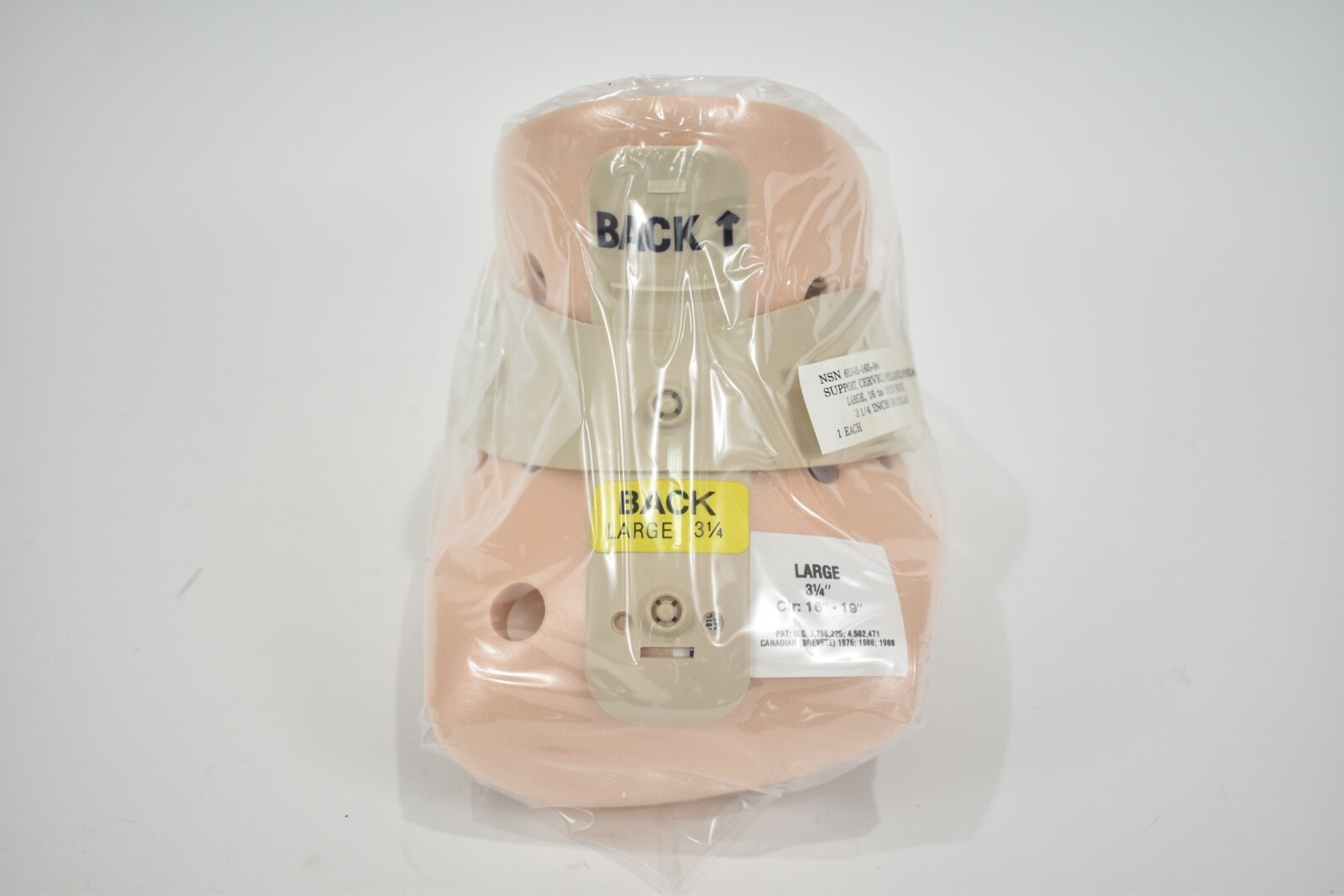 Orthopedic Cervical Support Collar Large 16 – 18 Inch Neck – – BOX of 4