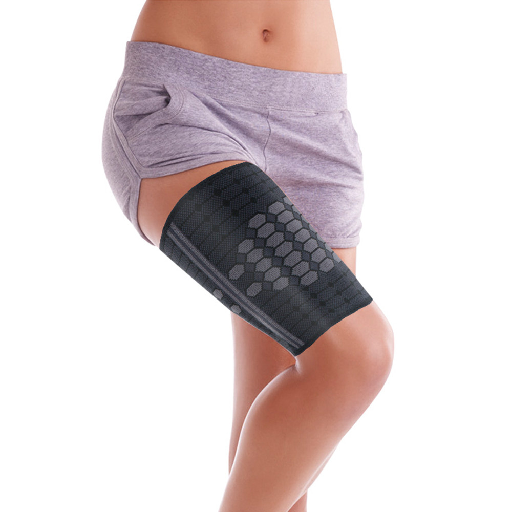 Compression Thigh Hamstring Support Sleeve Brace Sport Upper Leg Pain Relief Gym