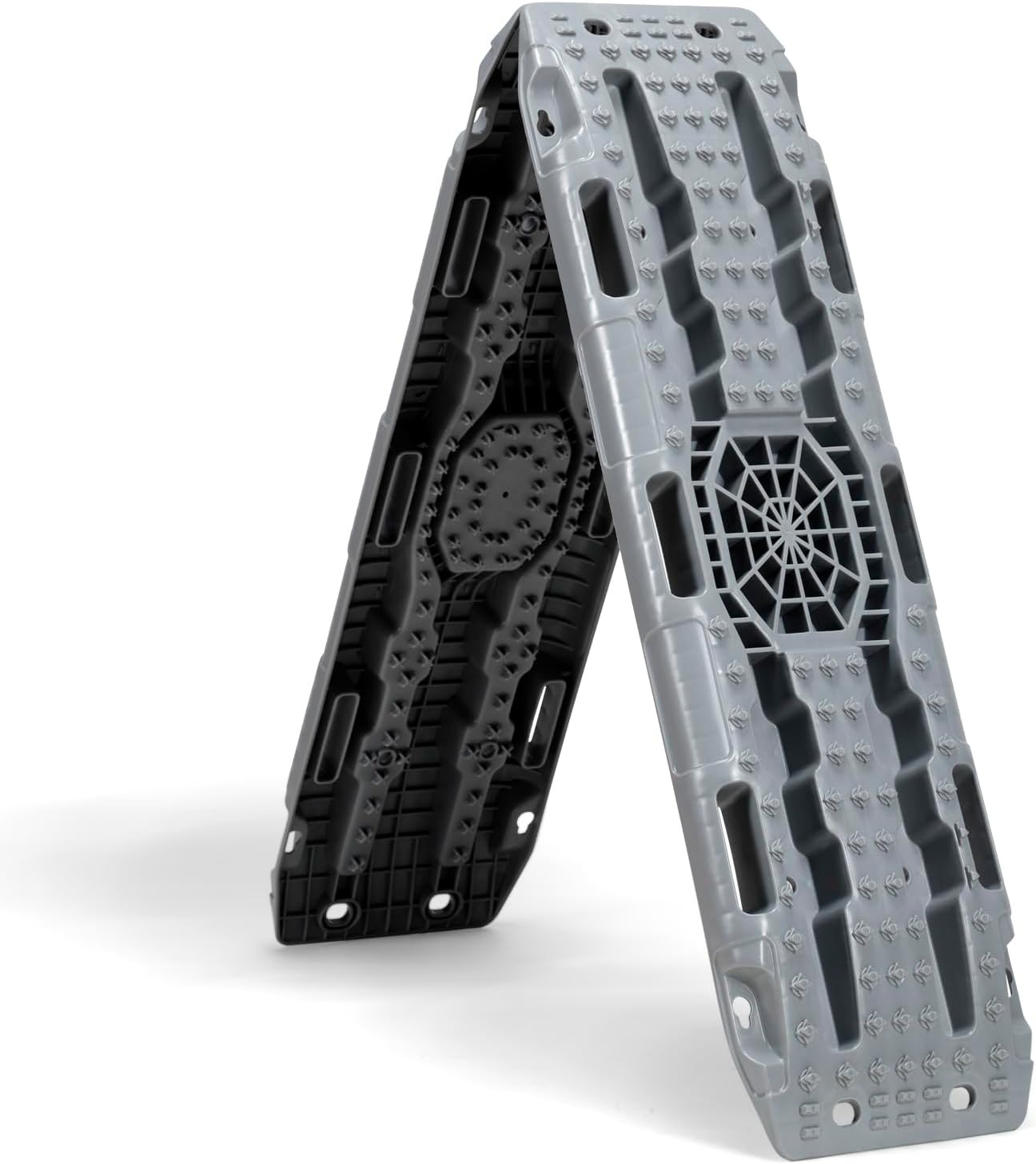 Recovery Traction Boards，42”Lx12”W Recovery Tracks W/Jack Base, Tire Traction Ra