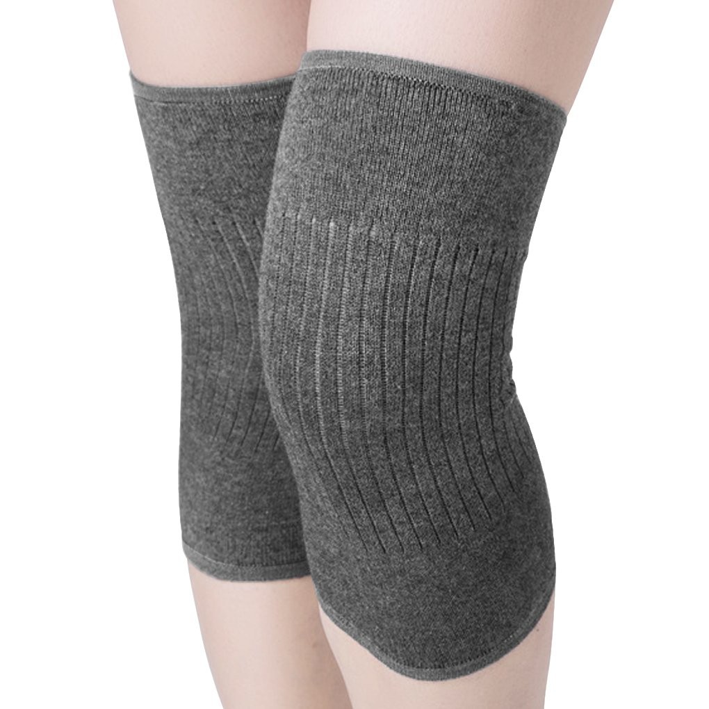 Womens Mens Winter Knee Brace Leg Knee Warmers Sleeve Wrap Stretchy Thermal T…