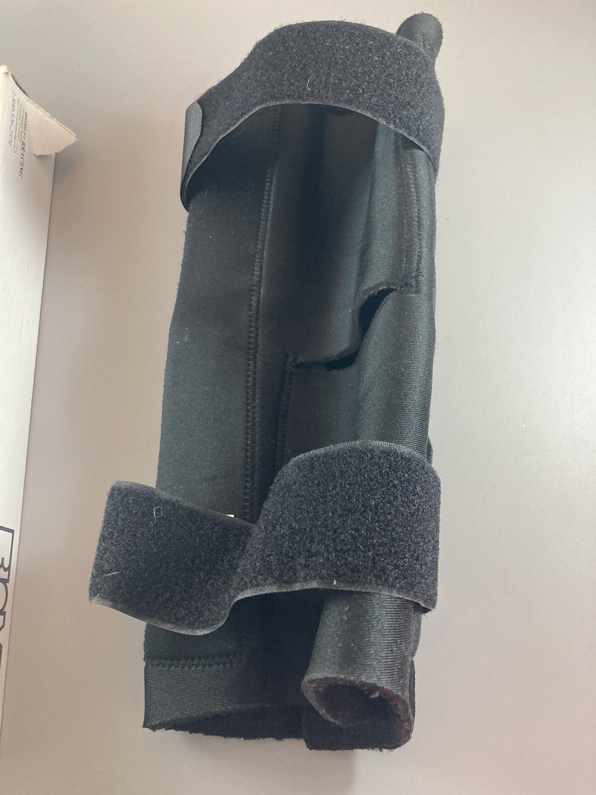 Biomet Knee Brace Large L Hinged Injury Sprain Post Op Black Neoprene